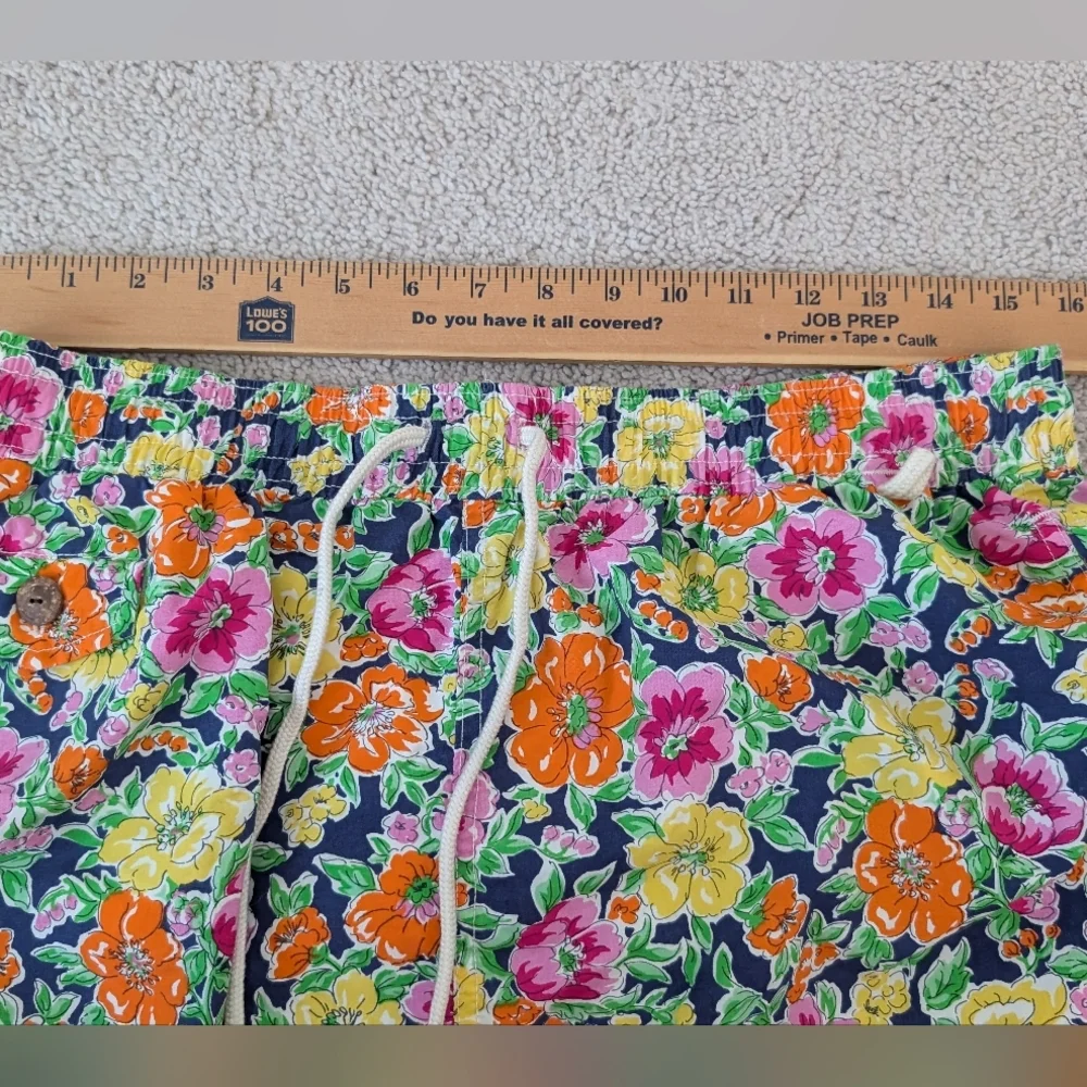Polo Ralph Lauren Men’s Floral Print Swim Trunks XL Lined Tropical Colorful